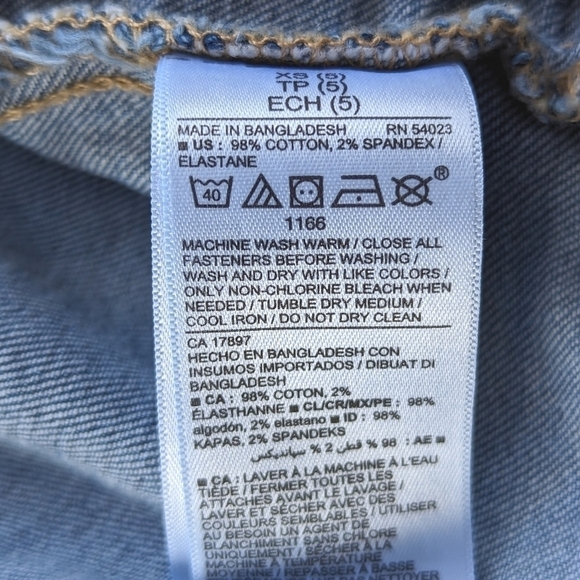 The Mando Jacket Custom Made Star Wars Denim Jacket in Blue Size XS 5T NWT - Picture 6 of 9